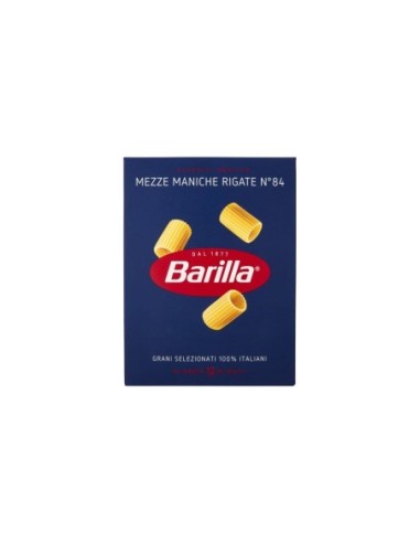 Barilla 84 Mezze Maniche Rigate - 500 gr - Spedizione gratuita consegnata in EUROPA e UK