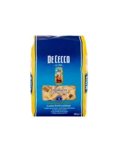 De Cecco 93 Farfalle - 500 gr - Free shipping delivered to EUROPE and UK