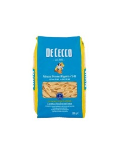 De Cecco 141 Mezze Penne Rigate - 500 gr - Free shipping delivered to EUROPE and UK