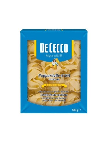 De Cecco 201 Pappardelle Specialties - 500 gr - Free shipping delivered to EUROPE and UK