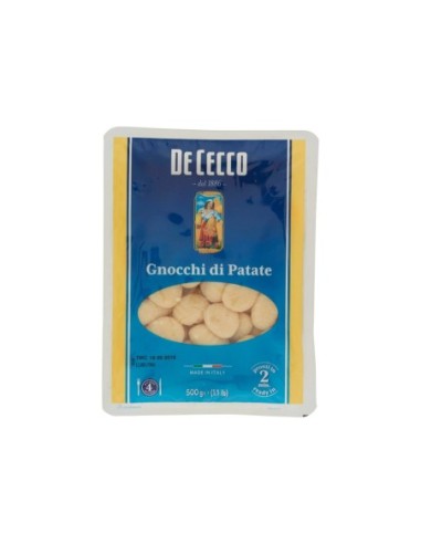 De Cecco Gnocchi di Patate - 500 gr - Spedizione gratuita consegnata in EUROPA e UK