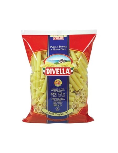 Divella 31 Zitoni Tagliati - 500 gr - Free shipping delivered to EUROPE and UK