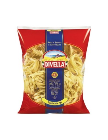 Divella 91 Tagliatelle - 500 gr - Free shipping delivered to EUROPE and UK