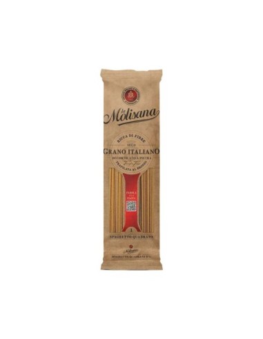 La Molisana 1 Wholemeal Square Spaghetti - 500 gr - Free shipping delivered to EUROPE and UK