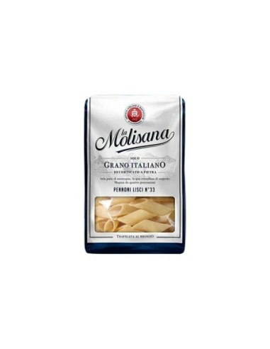 La Molisana 33 Pennoni Lisci - 500 gr - Gratis verzending naar Europa en Groot-Brittannië