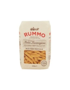 Rummo 28 Mezze Penne Rigate - 500 gr - Kostenloser Versand nach Europa und Großbritannien