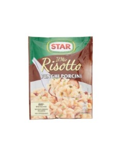 Star Risotto Porcini Mushrooms - 175 gr - Free shipping delivered to EUROPE and UK