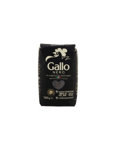 Gallo Black Whole Grain Rice - 500 gr - Free shipping delivered to EUROPE and UK