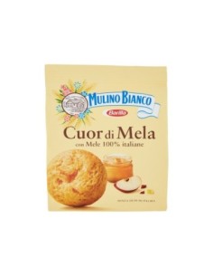 Mulino Bianco Cuor di Mela Cookies with Apple - 300 gr - Free shipping delivered to EUROPE and UK