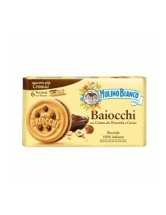 Mulino Bianco Baiocchi Cookies 6pcs - 336 gr - Free shipping delivered to EUROPE and UK