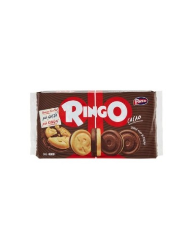 Pavesi Ringo Cacao biscuits family size - 330 gr - Free shipping delivered to EUROPE and UK