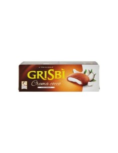 Grisbi Coconut Stuffed Biscuits - 135 gr - Free shipping delivered to EUROPE and UK