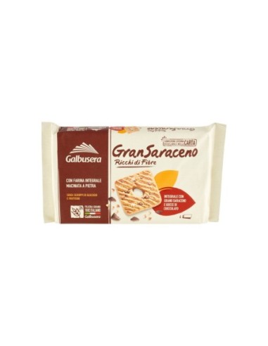 Galbusera Gransaraceno Buckwheat biscuits - 260 gr - Free shipping delivered to EUROPE and UK