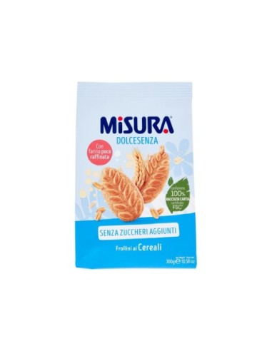 Misura Dolcesenza Cereal Biscuits - 300 gr - Free shipping delivered to EUROPE and UK