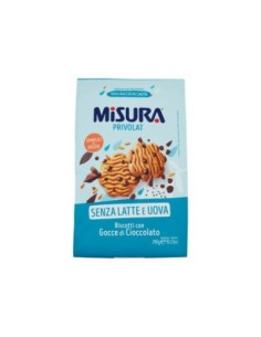 Misura Privolat Biscotti con Gocce di Cioccolato - 290 gr - Spedizione gratuita consegnata in EUROPA e UK