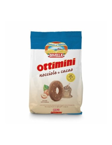 Divella Ottimini Nocciole e Cacao - 350 gr - Spedizione gratuita consegnata in EUROPA e UK