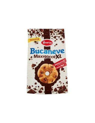 Doria Bucaneve Maxi Chocolade Drops Koekjes - 300 gr - Gratis verzending naar Europa en Groot-Brittannië