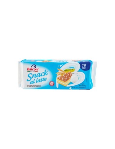 Balconi Snack al Latte - 280 gr - Spedizione gratuita consegnata in EUROPA e UK