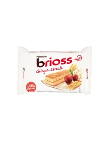 Kinder Brioss Kersen en Granen - 280 gr - Gratis verzending naar Europa en Groot-Brittannië