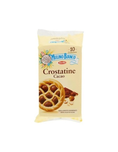 Mulino Bianco Cacaotaart 10 stuks - 400 gr - Gratis verzending naar Europa en Groot-Brittannië