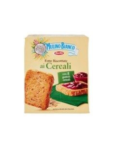 Mulino Bianco Fette Biscottate ai Cereali x36 - 315 gr - Spedizione gratuita consegnata in EUROPA e UK