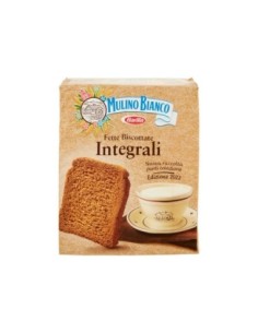 Mulino Bianco Fette Biscottate Integrali x36 - 315 gr - Spedizione gratuita consegnata in EUROPA e UK