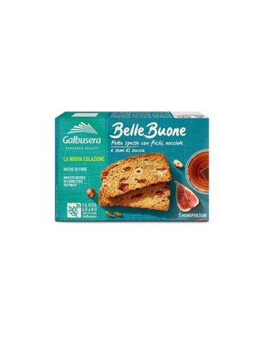 Galbusera Fette Belle Buone Fichi Nocciole Semi di Zucca - 200 gr - Spedizione gratuita consegnata in EUROPA e UK