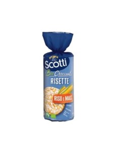 Scotti Risette Galettes de Riz et Maïs - 150 gr - Livraison gratuite en EUROPE et au Royaume-Uni