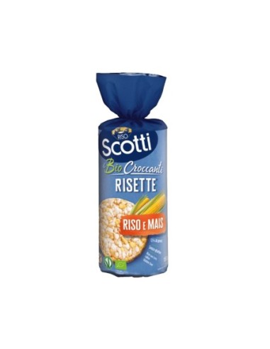 Scotti Risette Rice and Corn Cakes - 150 gr - Free shipping delivered to EUROPE and UK