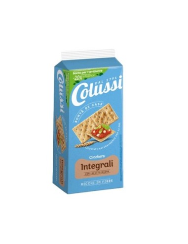 Colussi Wholewheat Crackers - 500 gr - Free shipping delivered to EUROPE and UK