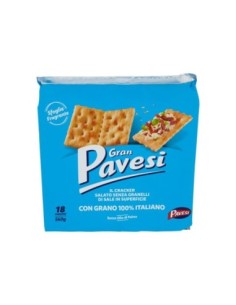 Gran Pavesi Cracker Non Salati - 560 gr - Free shipping delivered to EUROPE and UK