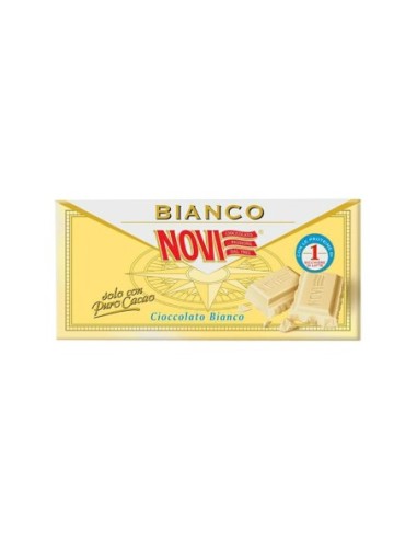 Novi Tablette de Chocolat Blanc - 100 gr - Livraison gratuite en EUROPE et au Royaume-Uni