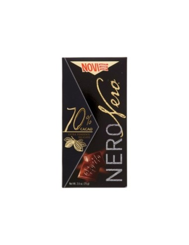 Novi Nero Dark Chocolate 70% - 75 gr - Free shipping delivered to EUROPE and UK