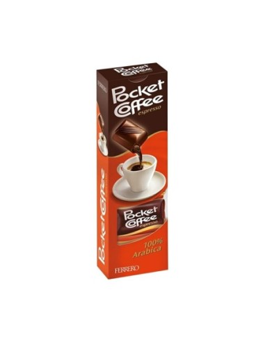 Ferrero Pocket Coffee T5 - 62,5 gr - Livraison gratuite en EUROPE et au Royaume-Uni