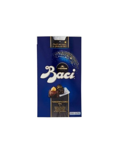 Perugina Baci Bijou Fondentissimo - Dark 70% - 200 gr - Free shipping delivered to EUROPE and UK