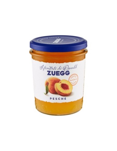 Confiture de pêches Zuegg - 320 gr - Livraison gratuite en EUROPE et au Royaume-Uni