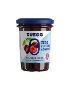 Zuegg Sugar Free Jam 100% Cherry - 220 gr - Free shipping delivered to EUROPE and UK