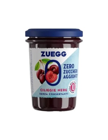 Zuegg Confettura Senza Zucchero 100% Ciliegia - 220 gr - Spedizione gratuita consegnata in EUROPA e UK