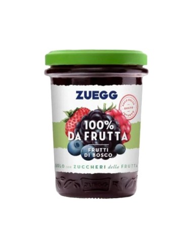 Zuegg Sugar Free Jam 100% Berries - 220 gr - Free shipping delivered to EUROPE and UK