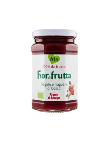 Rigoni Fior di Frutta Strawberry and Strawberry Organic Jam - 250 gr - Free shipping delivered to EUROPE and UK