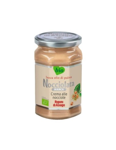 Rigoni Crème de Noisettes Blanche Bio - 250 gr - Livraison gratuite en EUROPE et au Royaume-Uni