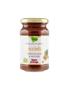 Rigoni Biologische Hazelnootcrème - 250 gr - Gratis verzending naar Europa en Groot-Brittannië