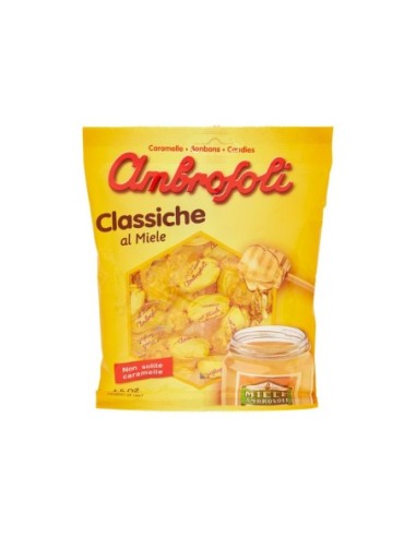 Ambrosoli Caramelle al Miele - 135 gr - Free shipping delivered to EUROPE and UK