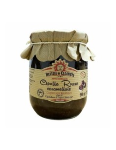 Delizie di calabria - Confiture d'oignon rouge de Tropea IGP - 590 gr - Livraison gratuite en EUROPE et au Royaume-Uni