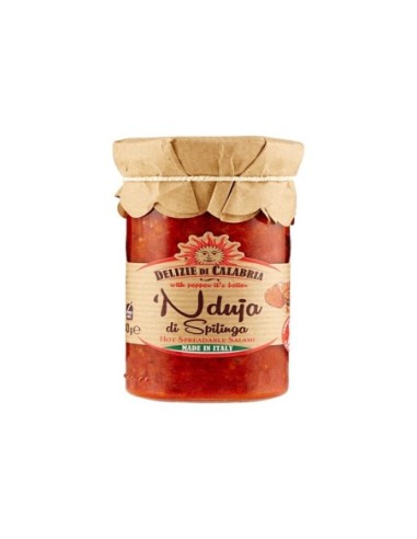 Delizie di Calabria Nduja di Spilinga - 135 gr - Spedizione gratuita consegnata in EUROPA e UK