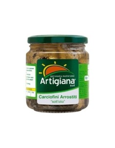 Artigiana Sud Roasted artichokes in oil - 280 gr - Free shipping delivered to EUROPE and UK