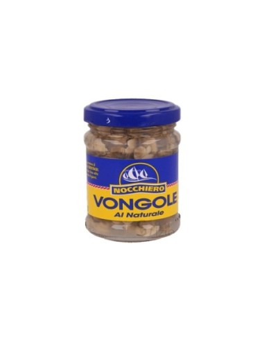 Nocchiero Vongole al Naturale - 130 gr - Spedizione gratuita consegnata in EUROPA e UK