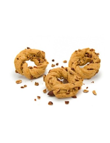 Extra Almond Neapolitan Taralli - 250 gr - Free shipping delivered to EUROPE and UK