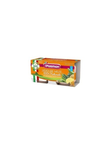 Plasmon Petit pot Légumes Variés 4 Mois - 2 x 80 gr - Livraison gratuite en EUROPE et au Royaume-Uni