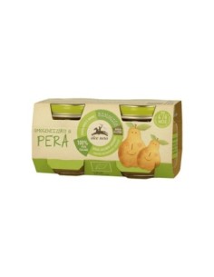 Alce Nero Petit pot de poire 4-6 mois Bio - 2 x 80 gr - Livraison gratuite en EUROPE et au Royaume-Uni